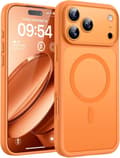Magnetiskt skal för iPhone 17 Pro Max 6,9 tum, MagSafe-kompatibelt (Orange) iPhone 17 Pro Max
