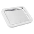 Miniatyrbilde 8 av 8: Glassrulltallerken DIY Håndverk Ikke-elektrisk Stor Størrelse Rustfritt Stål Rullende Ismaskin med Plastspatel Hvit 0.9