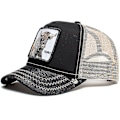 Miniatyrbillede 1 af 5: Goorin Bros. Truckerkeps Herre - Mesh Baseball Snapback Keps - The Farm-q Bison Black