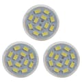 3X 6W GU4(MR11) LED-spotlight MR11 12 SMD 5730 570 Lm DC 12V, Vit