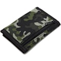 Pikkukuva 5 / 6: RFID Ohut Camouflage Lompakko/Kolmiosainen Kangas Ulkoilu Urheilulompakko Pojille & Lapsille - Vihreä Camouflage