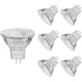 Miniatyrbild 1 av 5: MR11 Halogenlampor, 20W 12V MR11 GU4 Halogen Spotlampor, Varmvitt, 6-pack