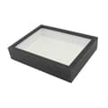 Trä Skuggbox Ram Djup Skuggbox 21,9cmx27cm Displayfodral Minnesdisplay (LGL) Svart