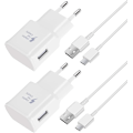 Pikkukuva 2 / 5: Pikalaturi 1,5 m kaapeli yhteensopiva Samsung Galaxy S22 S21 S20 S8 S10 S9 Plus Note 7 8 9 10 A53 LG HTC kanssa white