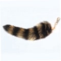 Miniatyrbillede 4 af 5: Stor Fluffy Hale Vedhæng Nøglering Holder Nøglering Bil Taske Hængende Ornament Guld(brun)(1 stk)