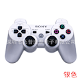 Miniatyrbillede 1 af 6: PS3 Spilkontrol PS3 Bluetooth Trådløs Håndkontrol PS3 Universal Knapp Spilkontrol silver