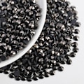 Pikkukuva 2 / 4: 6000 kpl Hematiitti Hotfix Strassikiviä, SS10, 2,7-2,9 mm askarteluun ja vaatteisiin, Hematiitti Hematite SS10