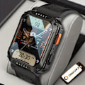 Miniatyrbild 2 av 7: Ny 5,11 cm Robust Militär Smart Klocka Herr För Android IOS Fitness Klockor Ring Smartwatch Blod Syre Klocka 100+ Sport Klocka Herr + Box Svart