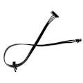 Miniatyrbillede 4 af 5: 1 stk 45cm Mini 4-polet til 2 SATA SSD Strømforsyningskabel til Lenovo M410 M610 M415 Shytmv