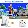 Miniatyrbilde 2 av 5: 2 stk Motion Plus Adapter Sensor for Wii Fjernkontroll, Motion Plus Adapter Akselerator Erstatning for Wii Motion Plus Adapter White