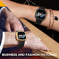Pikkukuva 6 / 8: Diruite 4-pack kotelo Fitbit Versa 4/Sense 2 näytönsuojalle, HD iskunkestävä pehmeä TPU täysi suoja näytönsuojakotelo Fitbit V:lle Black+Silver+Rose Gold+Clear