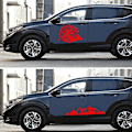 Pikkukuva 5 / 5: Kompassi Vuori Printti Vinyyli Auton Tarra Navigointi Offroad Tarra Ulkoilma Auton Runko Tarra