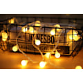 Miniatyrbillede 4 af 5: Silikon Fe-Lys til Julepynt Hvid kugle Farverig White ball Colorful 30 m300lamps Plug-in version