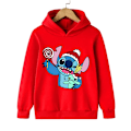 Miniatyrbild 1 av 5: Rolig 90-tals Jul Stitch Hoodie Barnkläder Cartoon Kläder Flickor Pojkar Lilo och Stitch Tröja Hoodie Baby Casual Topp 59029 59029 120CM