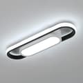 Modern LED Ceiling Light, 24W 1800 Lumen Rectangular Ceiling Lamp, White Ceiling Light for Living Room, Bedroom, Kitchen, Hallway, Studio