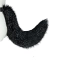 Miniatyrbilde 2 av 2: Fleksibel Kunstig Pels Katt Kostyme Hale Cosplay Halloween Jul Festdrakter Brown and white