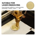 Miniatyrbilde 2 av 5: 10 stk Blanke Mynter for Gravering, 40 mm i Diameter med Akrylbeskyttelsesboks (messing)