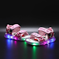 Pikkukuva 1 / 5: Mickey Minnie LED-valot Mukavat Sandaalit Tytöt Lenkkarit Prinsessa Ulkoilukengät Lasten Valoisa Glow Vauva Lapset Sandaalit Pink 24-Insole 15.0 cm