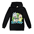 Miniatyrbild 1 av 3: Rick And Morty Tryckt Barn Pojkars Hoodie Sweatshirt Långärmad Casual Huvad Tröja 15-16 Years