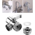Miniatyrbillede 1 af 5: Switch Vandhane Adapter Aerator Vandhane Connector Køkkenvask Splitter Brusespuds Aflederventil