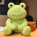 Miniatyrbild 3 av 5: Fylld Groda - Söt Groda Fylld Djur Plysch Leksak - Kawaii Mjuk Kropp Groda Dock För Pojkar & Flickor Festpresenter (c-1) 2