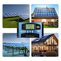 Miniatyrbilde 2 av 5: Solcelle-kontrollere MPPT 100A 80A 60A 50A 40A 30A Dobbel USB LCD-skjerm 12V 24V 40A
