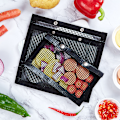 Miniatyrbillede 4 af 5: 2 Pak Grillposer / Grillnetposer - Forskellige Størrelser Sort