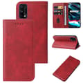 Magnetisk læder telefoncover til Realme 7 Pro Red