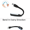 Miniatyrbilde 5 av 5: 3-pak Mini USB LED-lyslampe, USB-lys for tastatur, Fleksibelt leselys