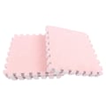 Miniatyrbillede 3 af 5: 10 stk. Plysstofgulvmatte Blød Tyk Split Fuge Interlocking Plysstofgulvtæppe Til Værelse Gulv Pink