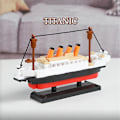 Miniatyrbillede 4 af 5: Titanic Mini Model Byggeklodser Sæt Mikro Titanic Mursten Legetøj Gave Til Voksne Børn