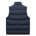 Miniatyrbillede 2 af 5: Seeunique Mænds Letvægts Pakbar Puffer Dunvest Ærmeløs Quiltet Jakke Frakke Dark Blue XL