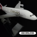 Miniatyrbild 3 av 5: Skala 1:400 Metallflygplansmodell Emirates Airlines A380 B777 Diecast Modell Flygplan Samlarföremål Leksaker För Pojkar 108.KUWAIT B747