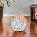 Pikkukuva 4 / 5: Puunsyinen Langaton Bluetooth-Kaiutin Kannettava Mini Subwoofer Stereo Kaiutin white