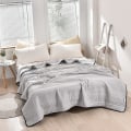 Miniatyrbild 3 av 5: Ultrakylande Filt För Dubbel- Och Enkelsängar - Supersoft & Tvättsbart Filt För Vuxna & Barn Gray 100x150