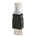 Rj45 Till Usb A Hona Adapter Uttag Lan Ethernet Router Kontakt