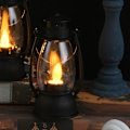 Miniatyrbild 3 av 5: LED-ljusstake Gammaldags Hög Ljusstyrka Säker Flimmerande Veke Elektronisk Lykta Ljus För Sovrum Kaesi Beige