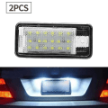 Miniatyrbilde 5 av 5: Bil LED Nummerplate Lys Lampe Hvit For - A3 S3 8p A4 B6 B7 A5 A6 4f A8 S8