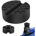 Miniatyrbilde 1 av 5: Universal Sportet Gummi Jack Pad Rammebeskytter 65mm/2.56 Tommer Diameter Svart 1stk