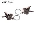 Pikkukuva 1 / 4: Shimano Altus Sl-m315 Vaihtaja 2x7 2x8 3x7 3x8 14 16 21 24 Nopeutta Mtb Maastopyörä Vaihdevipu Transmission Trigger Set m315 3x8s