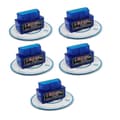 5Set Mini Bluetooth V2.1 OBD2 Bildiagnostikskanner ODB2 Skanningskodläsare ODB2 Diagnostikverktyg