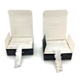 Miniatyrbillede 3 af 5: 100 stk. Enkeltkants Razor Blades Holdbar Rustfrit Stål Halv Razor Blades Til Foldbar Ret Razor Ny