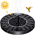 Miniatyrbild 1 av 5: Fontän - Solcellsfontän / Fontän Solcell - 16 cm Svart