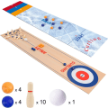 Miniatyrbilde 3 av 5: Curlingspill for Familie 47 tommer, 3 i 1 Bord Shuffleboard, Bord Curlingspill, Bord Curling Bowling