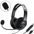 Miniatyrbild 1 av 5: USB-hörlurar med mikrofon Brusreducerande headset för Skype Laptop PC