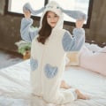 Miniatyrbild 2 av 5: Sanrioed Plysch Anime Cinnamoroll Vinter Flanell Barn Rompers Flicka Pojke Toddler Jumpsuit Spädbarn Kläder Pyjamas Barn Överaller Present 110cm