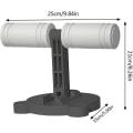Miniatyrbild 5 av 5: 1 st Nordic Hamstring Curl Rem - Justerbar Nordic Hamstring Curl Hamstring Curl Dörr Dörröppning Sport Crunch Justerbar Bärbar gray
