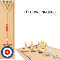 Miniatyrbilde 4 av 5: Curlingspill for Familie 47 tommer, 3 i 1 Bord Shuffleboard, Bord Curlingspill, Bord Curling Bowling
