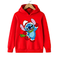 Miniatyrbild 1 av 5: Rolig 90-tals Jul Stitch Hoodie Barnkläder Cartoon Kläder Flickor Pojkar Lilo och Stitch Tröja Hoodie Baby Casual Topp 59016 59016 120CM