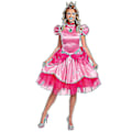 Miniatyrbilde 1 av 2: Kvinners Princess Peach Deluxe () Kostyme Medium